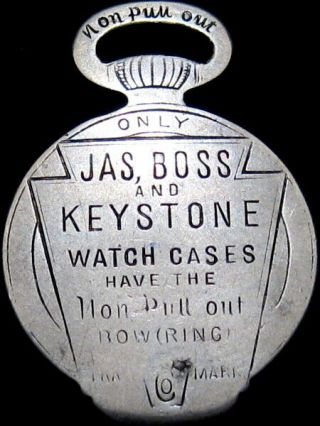 Circa 1900 West Superior Wisconsin Pocket Watch Case Opener Advertising Token 2