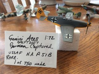 Gemini Aces Galft2007 1:72 Only 750 Made German Captured N.  A.  P - 51b Mustang