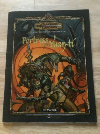 Fortress Of The Yuan - Ti - Dungeons & Dragons - 3/3.  5 Ed.  - Very Good,