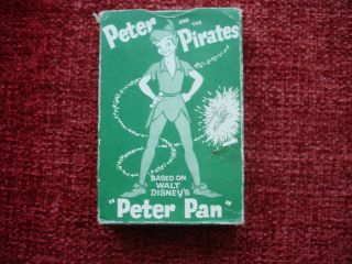 PEPYS CARD GAME WALT DISNEY ' S PETER PAN VGC GOOD BOX/RULES 1953 2