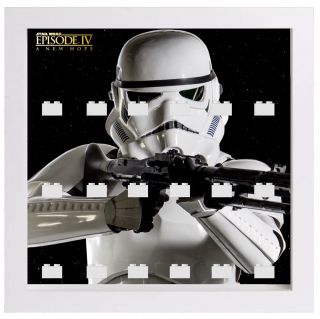 Lego Minifigure Display Case Frame Star Wars A Hope Episode 4 Stormtrooper