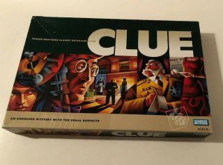 Clue Board Game By Parker Brothers - 2002 Edition - 100 Complete