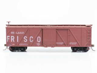 Ho Scale Train Miniature Tm Stl&sf Frisco 40 