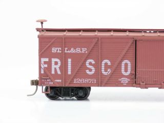 HO Scale Train Miniature TM StL&SF Frisco 40 ' OB Box Car 126873 RTR Custom 2