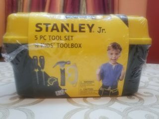 Stanley Jr.  5 Pc Tool Set And Kids Toolbox