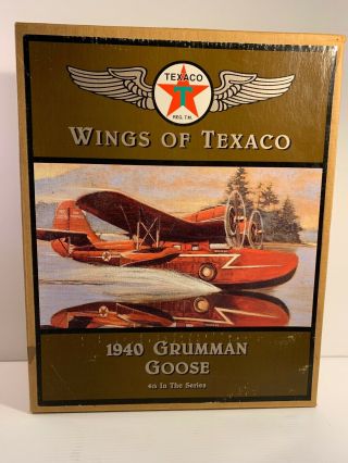 Vintage (4th) Ertl Wings Of Texaco " 1940 Grumman Goose " Die Cast Metal Airplane