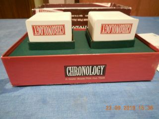 Chronology A Card Game For All Time 2 to 8 Players 781 Made in USA 1997 3