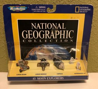 Micro Machine National Geographic 3 Moon Explorers