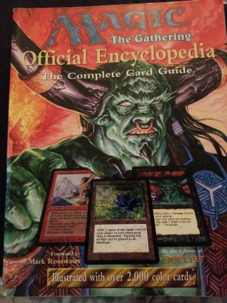 Magic The Gathering Official Encyclopedia: The Complete Card Guide - 1st Printing