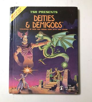 Advanced Dungeons And Dragons Deities And Demigods,  128 Pages,  1980 Edition D&d