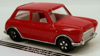 Vintage Playart Austin Mini Cooper S Red Mark Ii Hong Kong 1/64 Scale