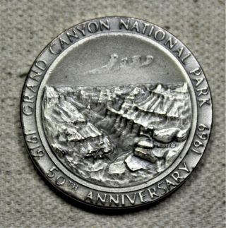 50th Anniversary Grand Canyon National Park 1969 Medallic Art Co.  Ny.  999