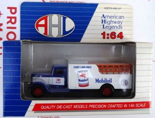 Ahl American Highway Legends 1:64 Mobil Oil Gas Stake Truck