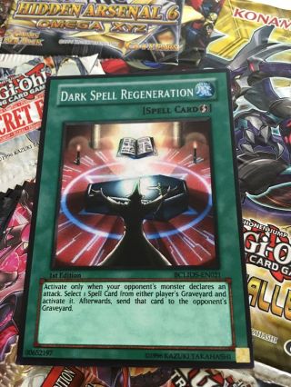 Orica Cosplay Card Dark Spell Regeneration Custom Card Common