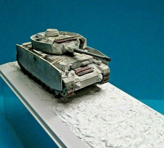 Ixo Altaya 1/72 Wwii German Panzer Ivtank Winter Camo Customized Diecast Model