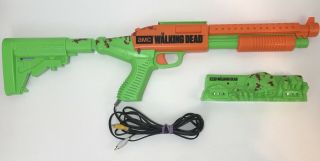 Amc The Walking Dead Plug N Play Jakks Zombie Hunter Shooting Game Gun & Sensor