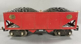 Lionel Standard Gauge 516 Hopper Car With Coal Load And Rubber Stamped Data