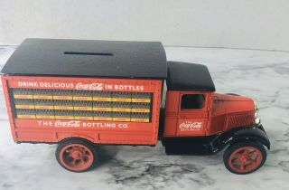Ertl Coca Cola Die Cast Metal Truck Bank