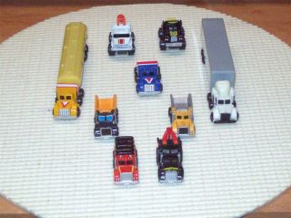 Galoob Micro Machines,  Imperial & Road Champs Trucks & Semi Tractor/trailers