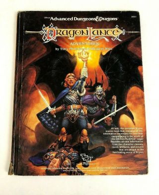 Advanced Dungeons & Dragons Ad&d Dragonlance Adventures Hardcover 2021 1987