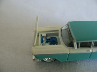 CMW Mini Metal 1/87 HO Scale Turquoise / White 1959 Ford Fairlane Custom 300 EX 3
