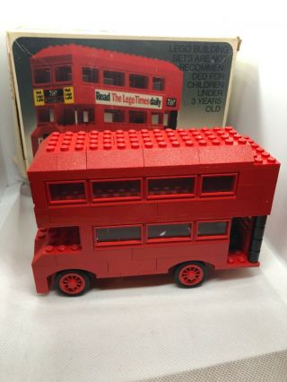 Vintage 1974 Lego Set 760 London Bus