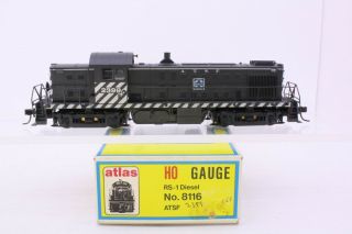 Atlas Kato Ho Scale Santa Fe Rs - 1 Diesel Locomotive Zebra Stripe Dcc See Notes