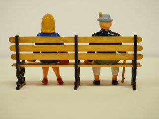 Two LGB G - Scale Sitting Figures,  wth Bench 3