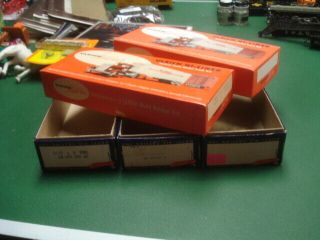 5 Ho Model Train Boxes,  2 Ulrich And 3 Mdc Roundouse Empty Boxes