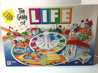 2000 Milton Bradley The Game Of Life Family Board Game 100 Complete