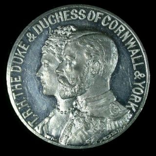 Duke And Duchess Of Cornwall And York Royal Visit To Canada Medal 1901 By Ellis