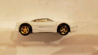Hot Wheels 1996 Treasure Hunt Series Ferrari 355 White 435 Loose