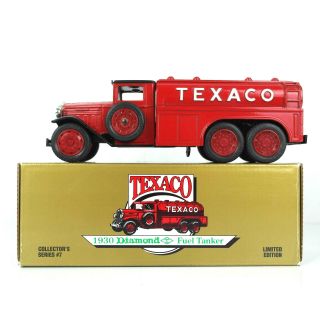 Texaco Fuel Oil Gas Ertl Die Cast Coin Bank - 1930 Diamond Reo T Fuel Tanker