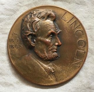 Abraham Lincoln Essay Medal,  Illinois Watch Company,  Springfield By Ch.  Hinton