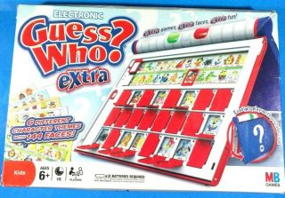 Milton Bradley Guess Who? Extra Battery Operated Guessing Game - Complete - 2008