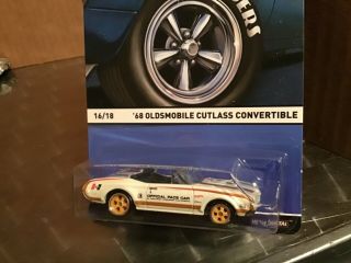 1968 Oldsmobile 442 Cutlass Convertible Hurst Olds Hot Wheels Real Riders Ltd Ed
