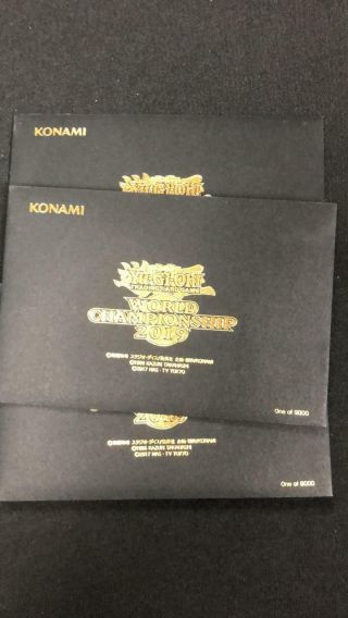 1x Yugioh World Championship 2019 Celebration Promos Envelope