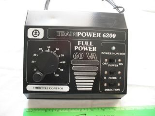 Mrc Trainpower 6200 Black Controller Cab Control Transformer,  60 Va,  G O Ho Scale
