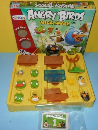 2011 Angry Birds Mega Smash Game Mattel Games Toys R Us Exclusive - Complete