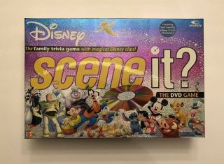Disney Scene It Dvd Trivia Board Game 2004 Rare Retired 100 Complete