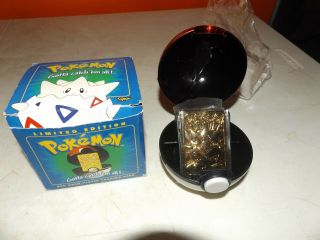 1999 Limited Edition Pokemon Pokeball Togepi 23k Gold Plated Trading Card