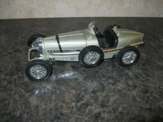 Die Cast Car - Burago - Bugatti Type 59 1934 1/18 Scale - Italy - Silver