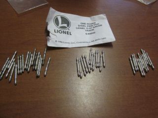 Lionel Steel Pins (0 - 27 Gauge) 6 - 65042 1 Pkg And Others 45 Total