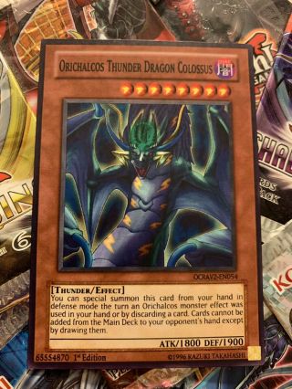 Orica Cosplay Card Orichalcos Thunder Dragon Colossus Common