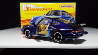 ’80 Porsche 911 Turbo 50th Anniversary Superfast Series [matchbox] Real Riders