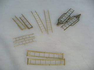 Shop Cleaning Night Brass Overland Caboose/freight Car Ladders (5 Pr) No Rsrv 8