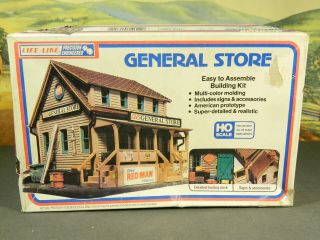 Ho 1:87 Kit Life - Like No.  1351 General Store With Signs And Accessories