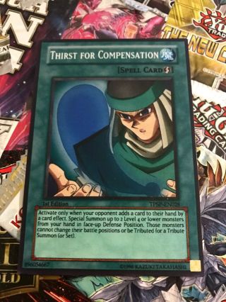 Orica Cosplay Card Thirst For Compensation Custom Card Common