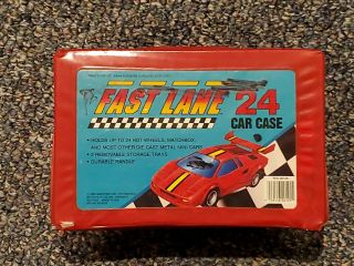 Vintage Hot Wheels Matchbox 24 Car Carry Case With Trays Fast Lane Toys R Us
