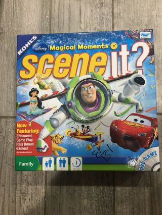 Scene It? Disney Magical Moments Family Dvd Game Complete
